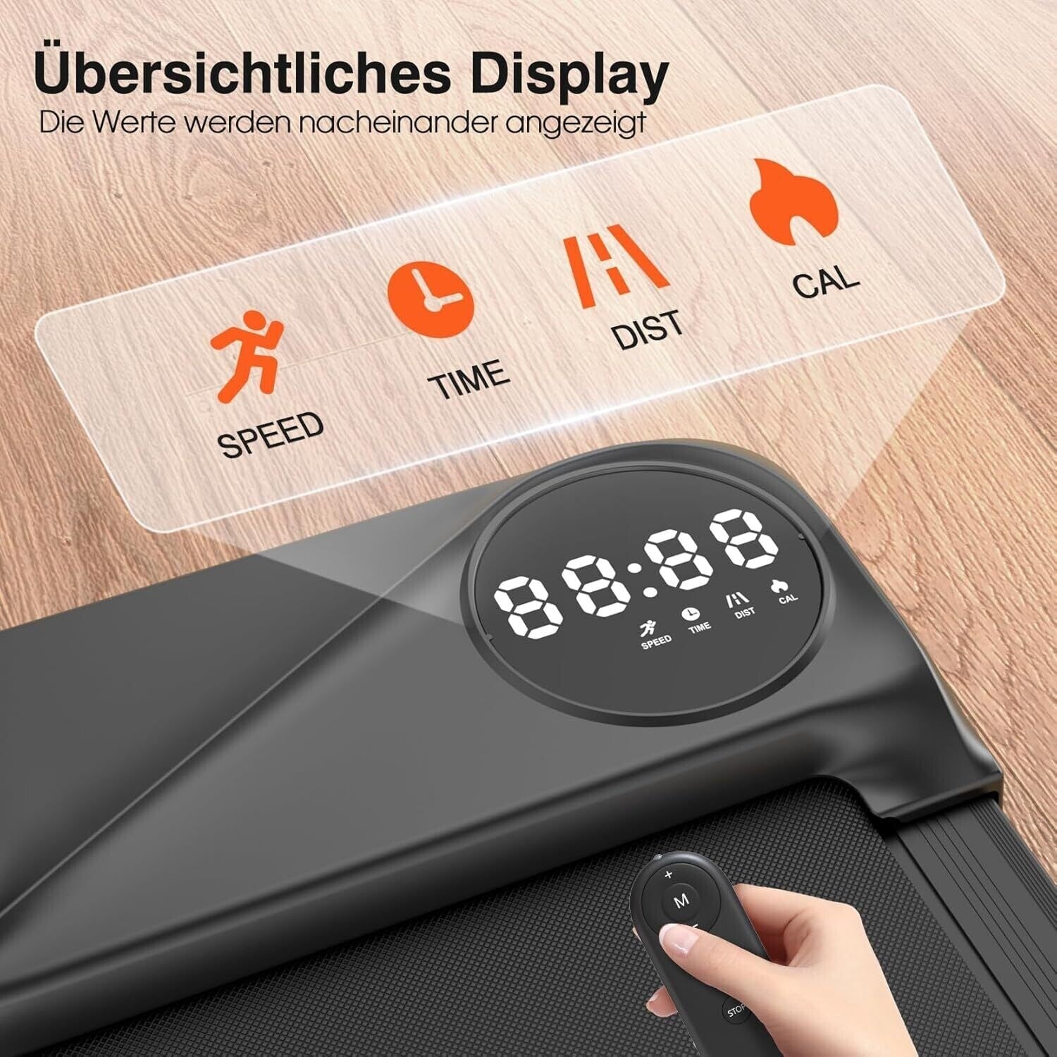 Motorisiertes Laufband Walking Pad Fitness Elektrisch Laufband Für Home Office