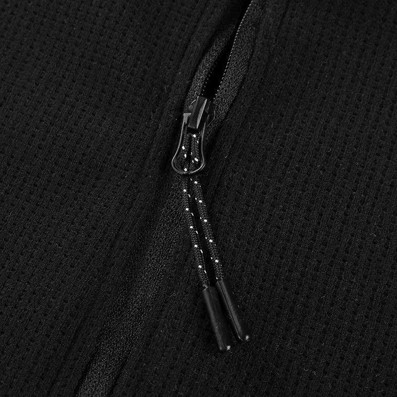 Running Long Sleeve T-Shirt Reflective Men Sportswear Breathable Black Coat Gym Jogging Male Gym Fitness Spring Autumn Clothing