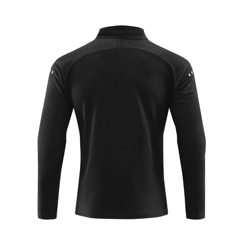 Running Long Sleeve T-Shirt Reflective Men Sportswear Breathable Black Coat Gym Jogging Male Gym Fitness Spring Autumn Clothing