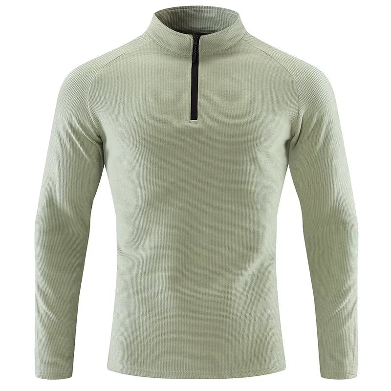 Running Long Sleeve T-Shirt Reflective Men Sportswear Breathable Black Coat Gym Jogging Male Gym Fitness Spring Autumn Clothing