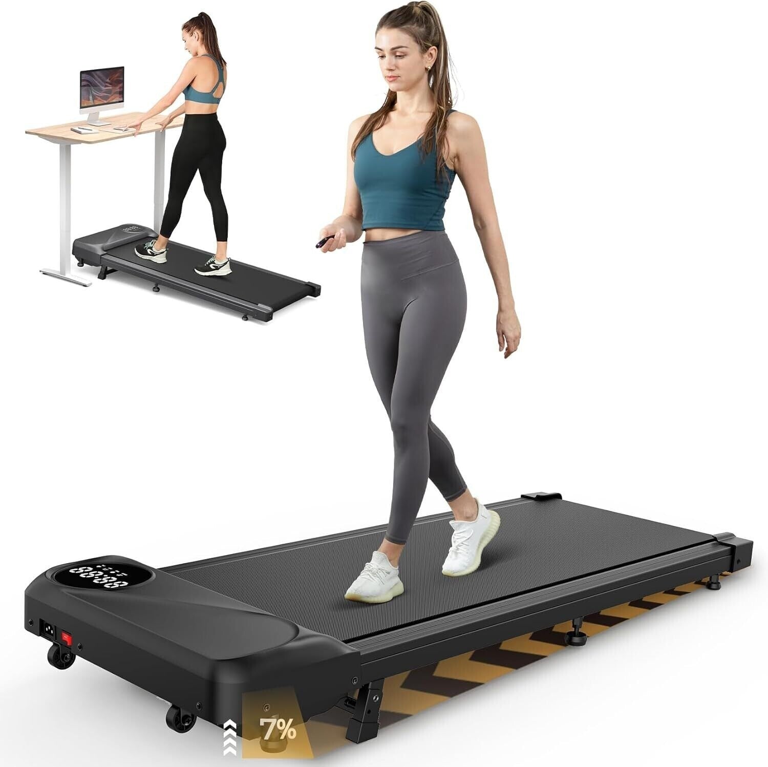 Motorisiertes Laufband Walking Pad Fitness Elektrisch Laufband Für Home Office